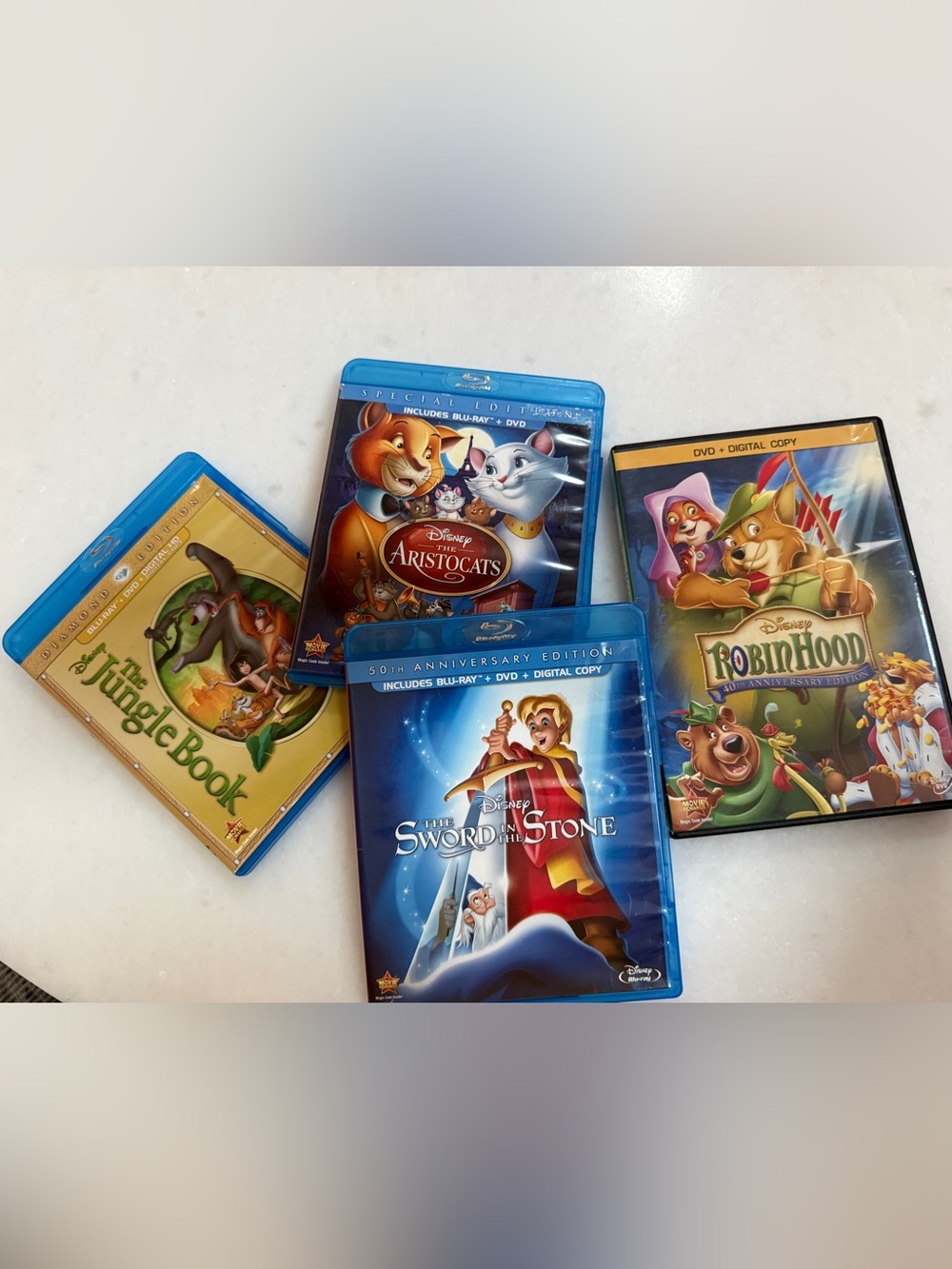 Disney Classics 60s/70s-set of 4 DVD/Blurays